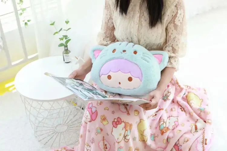 Cartoon Cinnamoroll With Little Twin Star Soft Plush Air Condition Kawaii Blanket Cartoon Cinnamoroll With Little Twin Star Soft Plush Air Condition Kawaii Blanket