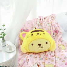 Cartoon Cinnamoroll With Little Twin Star Soft Plush Air Condition Kawaii Blanket Cartoon Cinnamoroll With Little Twin Star Soft Plush Air Condition Kawaii Blanket