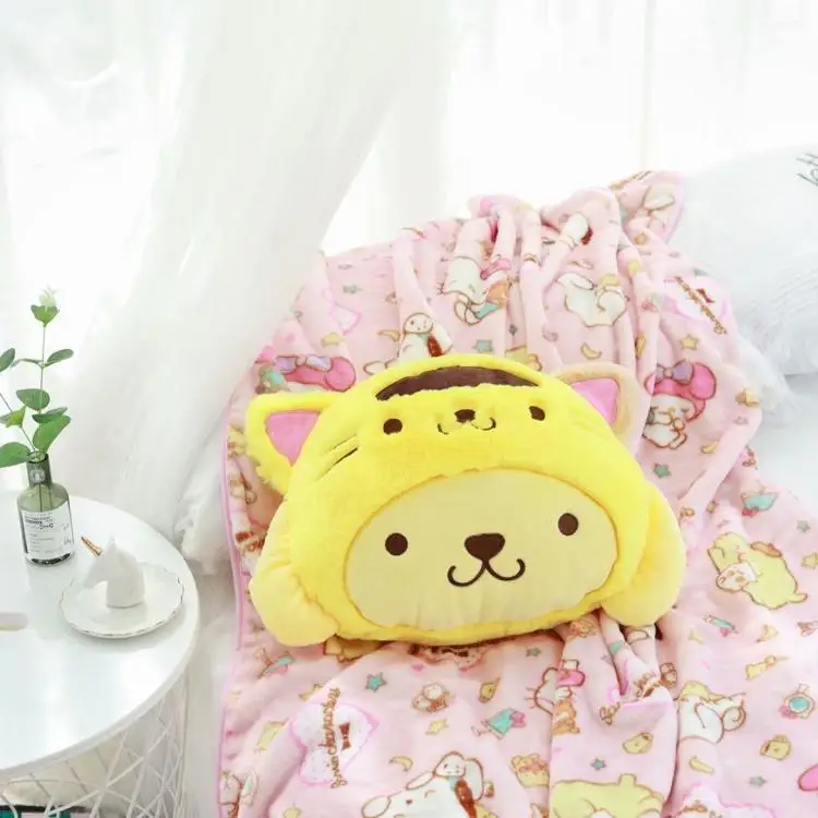 Cartoon Cinnamoroll With Little Twin Star Soft Plush Air Condition Kawaii Blanket Cartoon Cinnamoroll With Little Twin Star Soft Plush Air Condition Kawaii Blanket