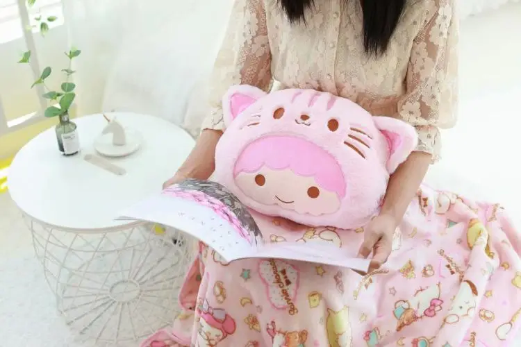 Cartoon Cinnamoroll With Little Twin Star Soft Plush Air Condition Kawaii Blanket Cartoon Cinnamoroll With Little Twin Star Soft Plush Air Condition Kawaii Blanket