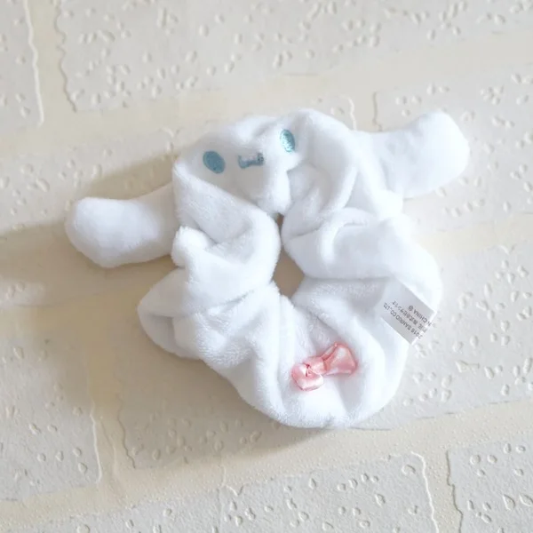 Dog Cartoon Kawaii Circle Velvet Hair Band