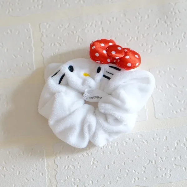 Dog Cartoon Kawaii Circle Velvet Hair Band