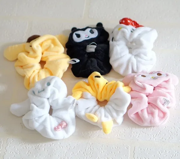 Dog Cartoon Kawaii Circle Velvet Hair Band