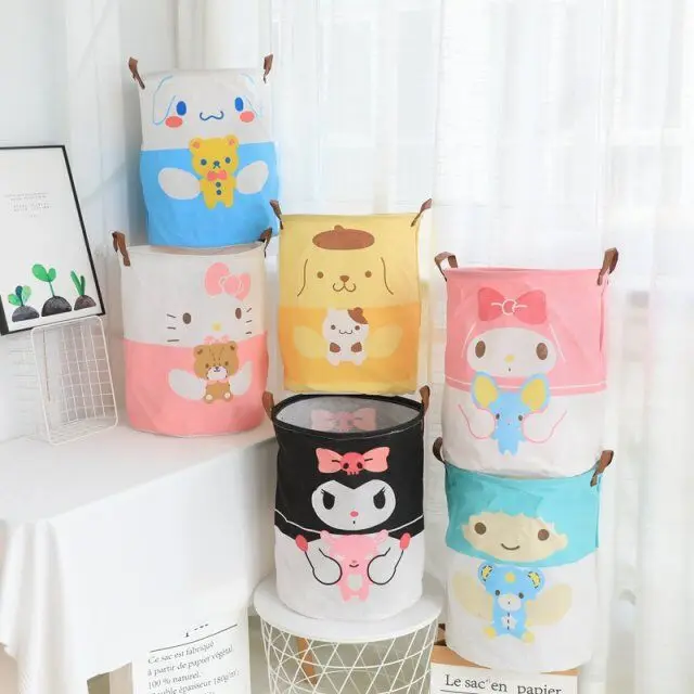 Cinnamoroll Little Twin Star My Melody Kawaii Cloth Basket Bag