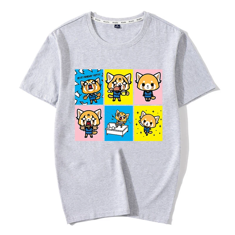 Kawaii Sweet Cartoon Anime Aggretsuko T-Shirt Kawaii Sweet Cartoon Anime Aggretsuko T-Shirt