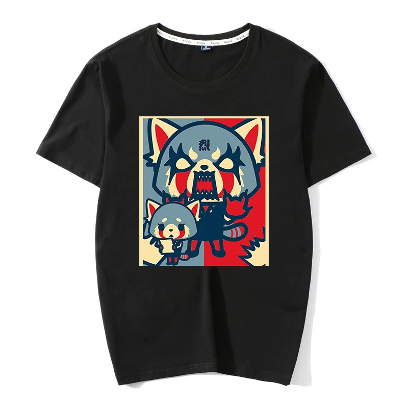 Kawaii Sweet Cartoon Anime Aggretsuko T-Shirt Kawaii Sweet Cartoon Anime Aggretsuko T-Shirt