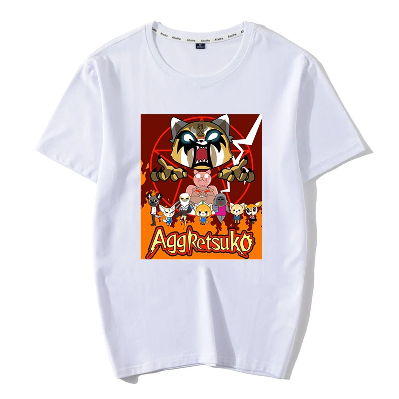 Kawaii Sweet Cartoon Anime Aggretsuko T-Shirt Kawaii Sweet Cartoon Anime Aggretsuko T-Shirt