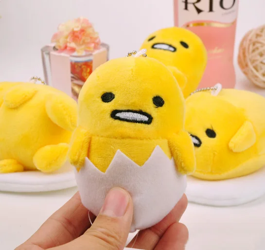 Cartoon Yellow Lazy Egg Kawaii Gudetama Plush Pendant Toys