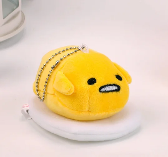 Cartoon Yellow Lazy Egg Kawaii Gudetama Plush Pendant Toys