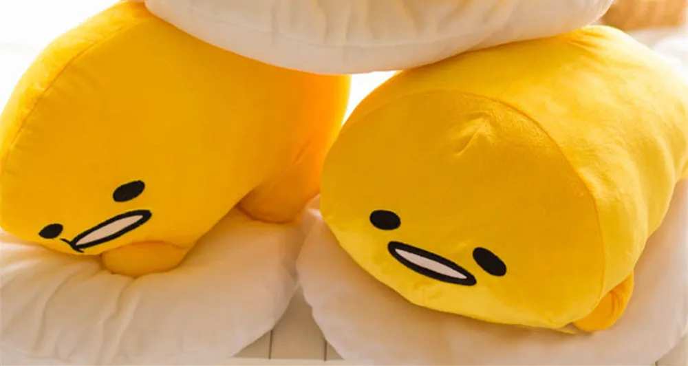 Kawaii Gudetama Lazy Egg Plush Large Pillow