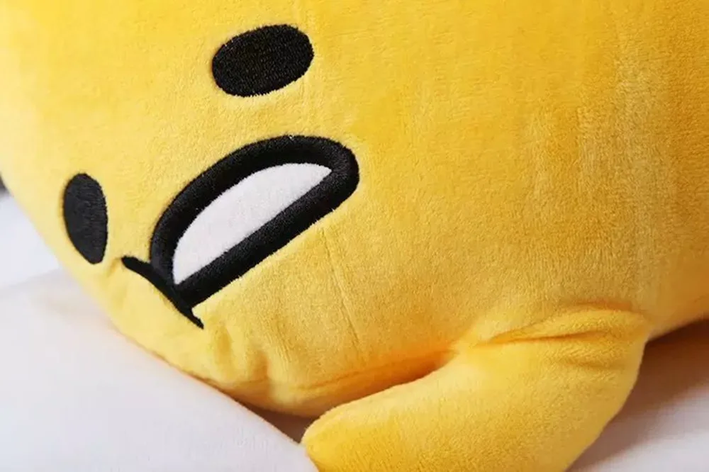 Kawaii Gudetama Lazy Egg Plush Large Pillow