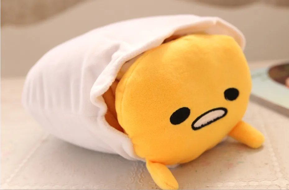 Lazy Kawaii Gudetama Egg Cartoon Plush Soft Stuffed Blanket