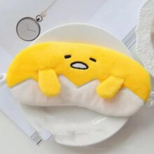 Kawaii Lazy Egg Gudetama Plush Eye Mask Kawaii Lazy Egg Gudetama Plush Eye Mask