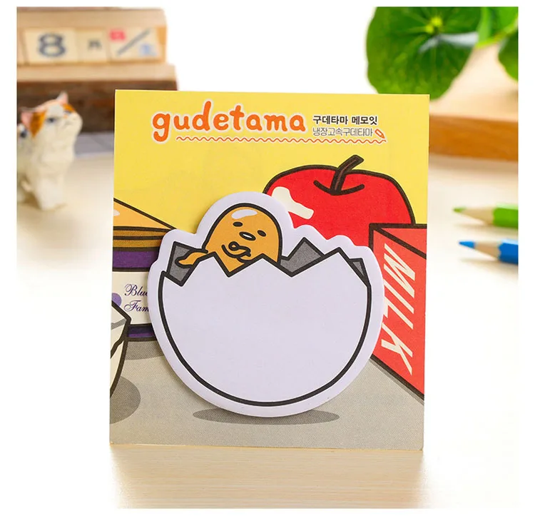 Kawaii Gudetama Lazy Egg Mini Memo Pad Sticky Notes