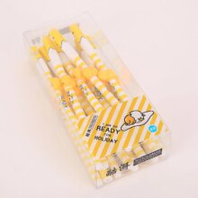 4 Pcs Kawaii 3D Lazy Egg Gudetama Gel Pen 4 Pcs Kawaii 3D Lazy Egg Gudetama Gel Pen