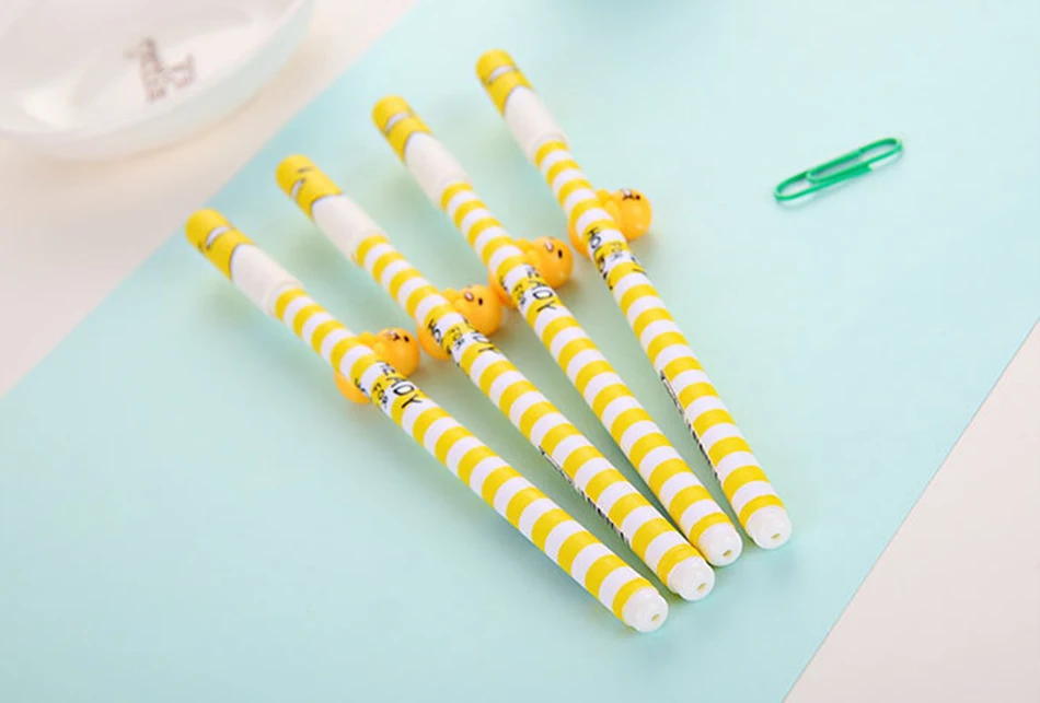 4 Pcs Kawaii 3D Lazy Egg Gudetama Gel Pen 4 Pcs Kawaii 3D Lazy Egg Gudetama Gel Pen