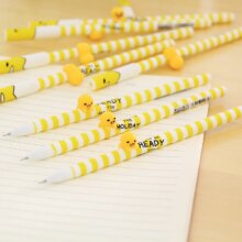 Kawaii Stripes 3D Lazy Egg Gudetama Gel Pen Kawaii Stripes 3D Lazy Egg Gudetama Gel Pen