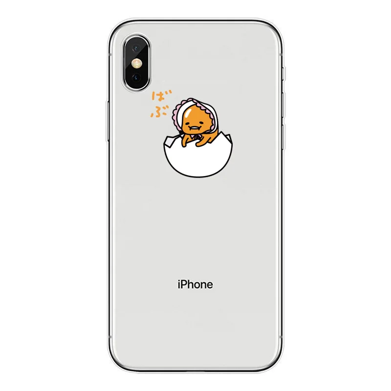 Kawaii Cartoon Gudetama Eggs Soft TPU Silicone Back Cover Phone Case