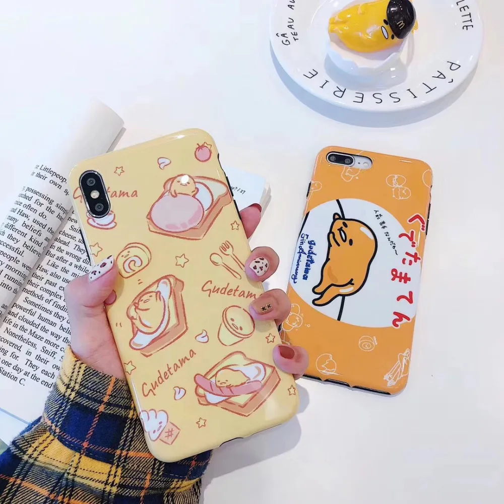 Kawaii Cartoon Funny Gudetama Fashion Mobile Phone Case