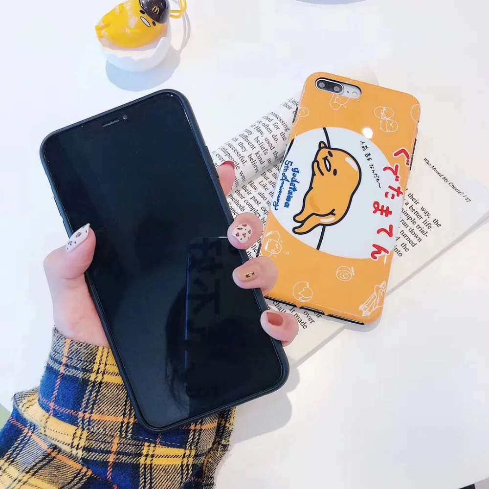 Kawaii Cartoon Funny Gudetama Fashion Mobile Phone Case