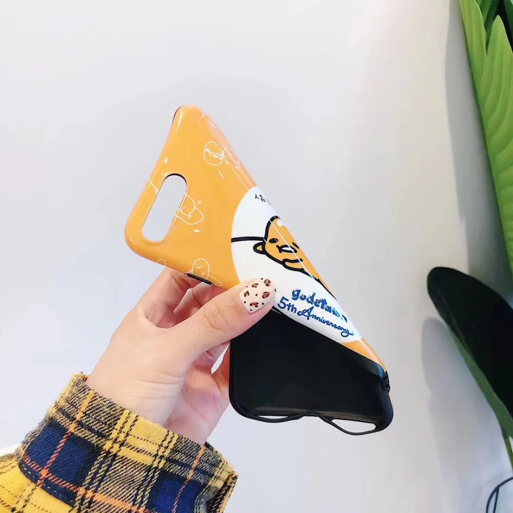 Kawaii Cartoon Funny Gudetama Fashion Mobile Phone Case