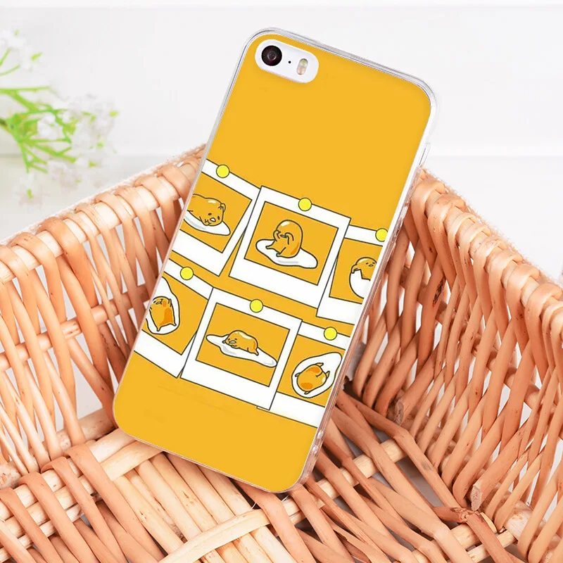 Kawaii Gudetama Lazy Egg Novelty Phone Case Cover For iphone