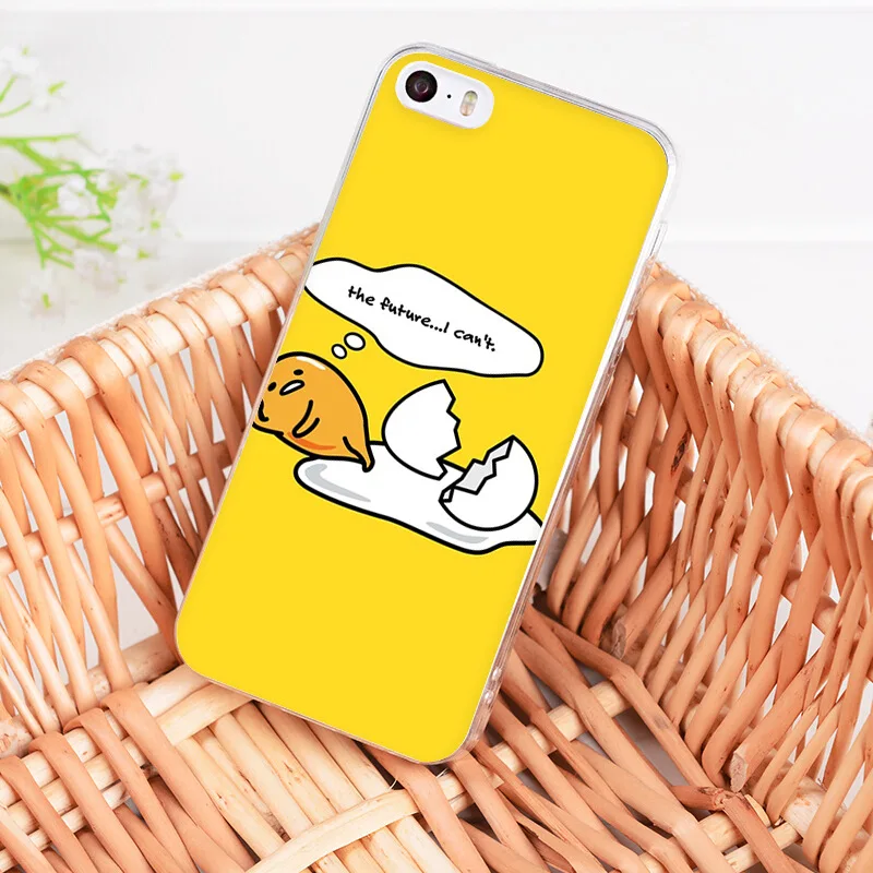 Kawaii Gudetama Lazy Egg Novelty Phone Case Cover For iphone