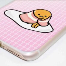 Kawaii Gudetama Transparent Case Cover Kawaii Gudetama Transparent Case Cover