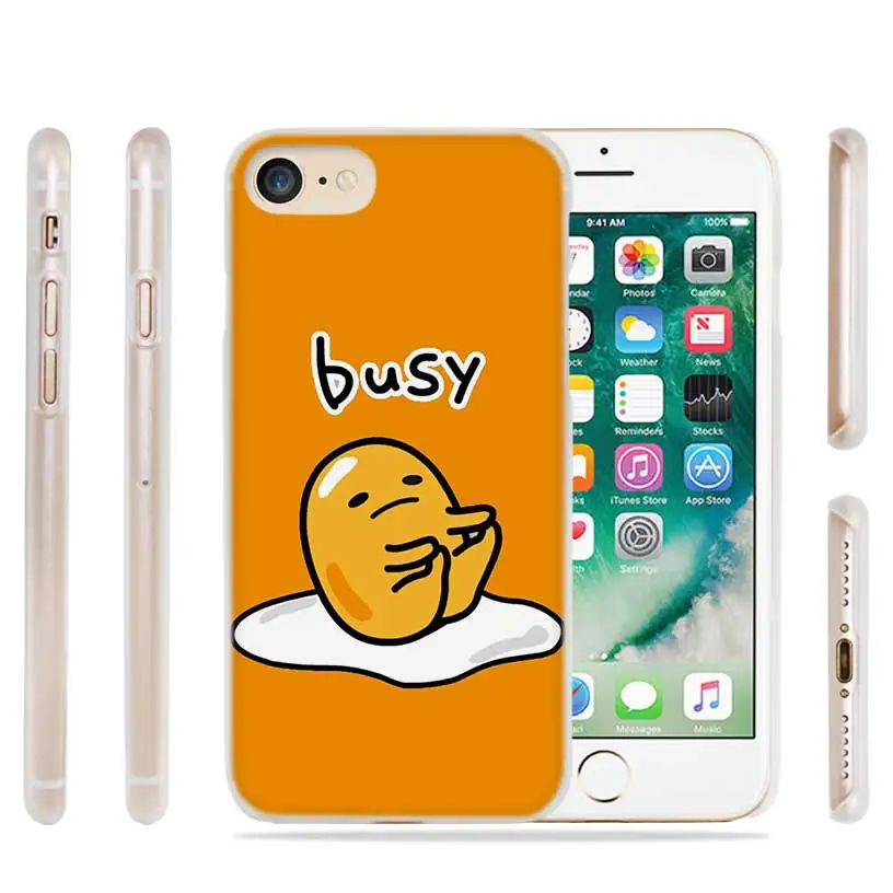 Kawaii Gudetama Transparent Case Cover