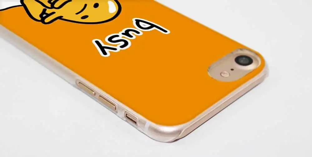 Kawaii Gudetama Transparent Case Cover