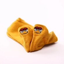 4 Pairs Kawaii Cotton Embroidered Expression Fashion Ankle Emoji Socks 4 Pairs Kawaii Cotton Embroidered Expression Fashion Ankle Emoji Socks