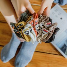 Kawaii Embroidered Expression Fashion Ankle Funny Socks Kawaii Embroidered Expression Fashion Ankle Funny Socks