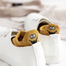 Kawaii Embroidered Expression Fashion Ankle Funny Socks Kawaii Embroidered Expression Fashion Ankle Funny Socks