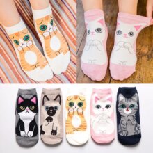 Kawaii Cat Fashion Ankle Socks Kawaii Cat Fashion Ankle Socks