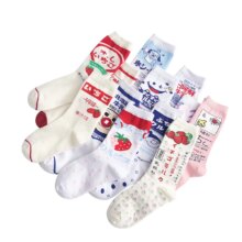 Harajuku Cartoon Kawaii Cotton Short Socks Harajuku Cartoon Kawaii Cotton Short Socks