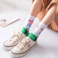 Harajuku Cartoon Kawaii Cotton Short Socks Harajuku Cartoon Kawaii Cotton Short Socks