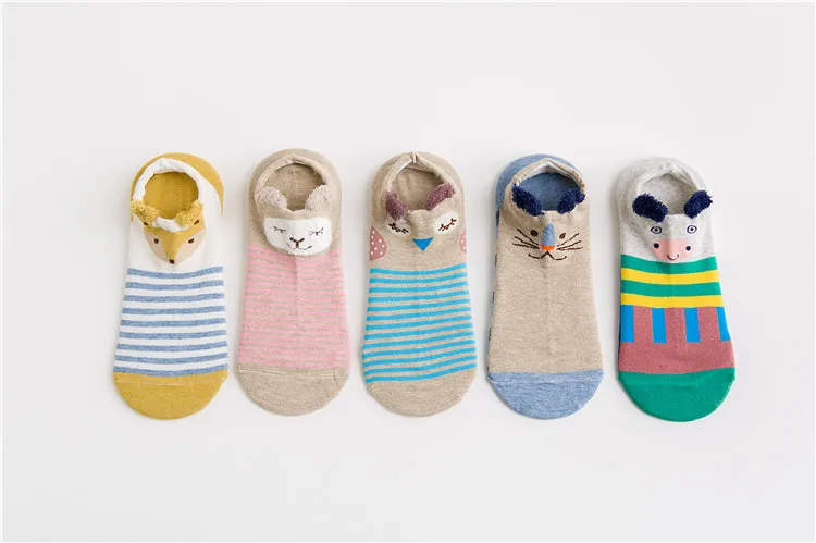 kawaii Cotton Animal Stereo Ankle Breathable Socks kawaii Cotton Animal Stereo Ankle Breathable Socks