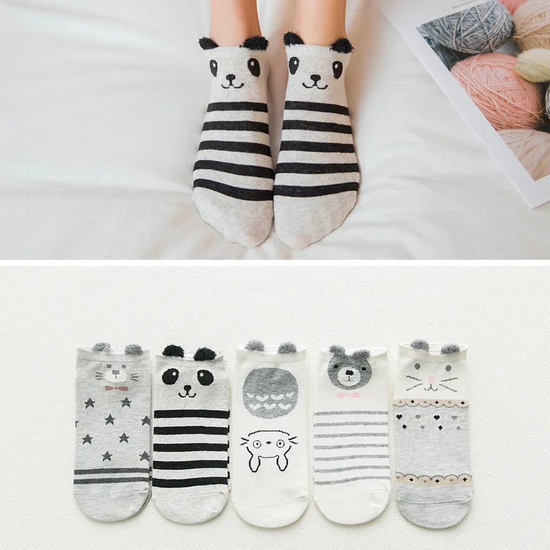 kawaii Cotton Animal Stereo Ankle Breathable Socks kawaii Cotton Animal Stereo Ankle Breathable Socks