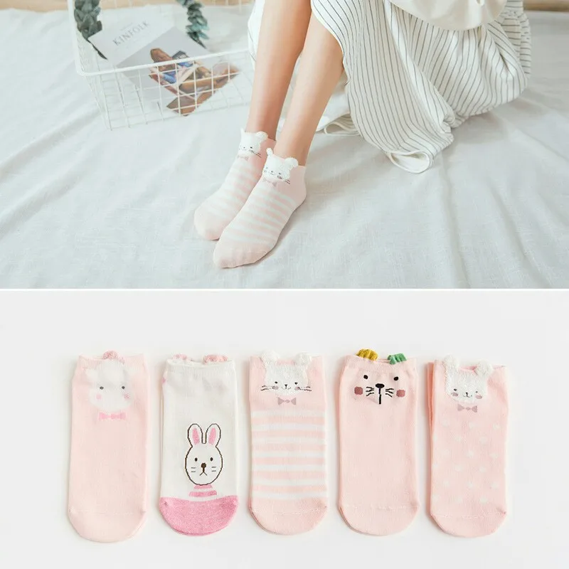 kawaii Cotton Animal Stereo Ankle Breathable Socks kawaii Cotton Animal Stereo Ankle Breathable Socks