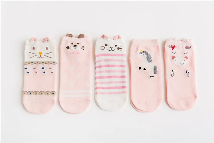 kawaii Cotton Animal Stereo Ankle Breathable Socks kawaii Cotton Animal Stereo Ankle Breathable Socks
