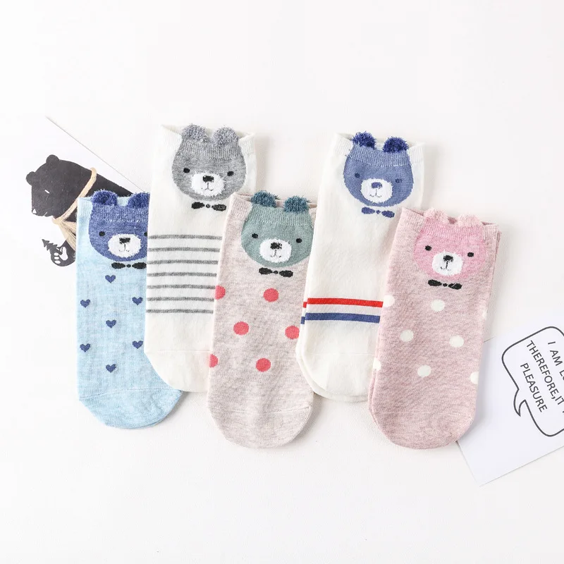 kawaii Cotton Animal Stereo Ankle Breathable Socks kawaii Cotton Animal Stereo Ankle Breathable Socks