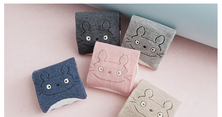 Kawaii Totoro Anime Casual Cotton Socks For Girls Kawaii Totoro Anime Casual Cotton Socks For Girls