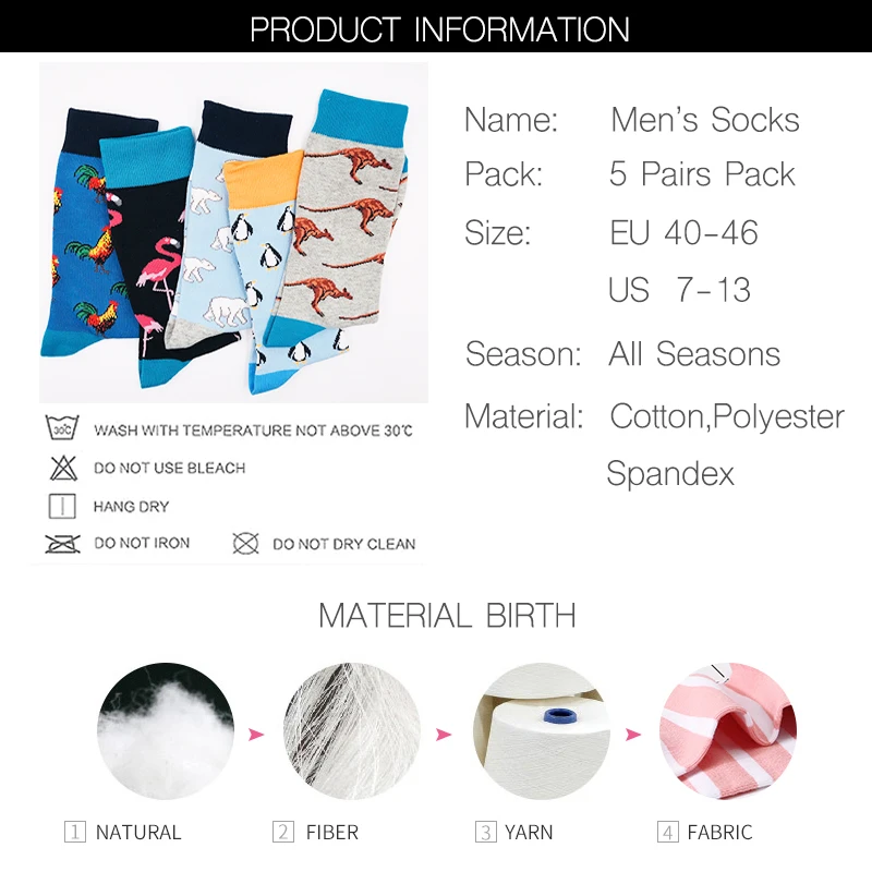 Kawaii Skull Alien Avocado Cotton Colorful Socks