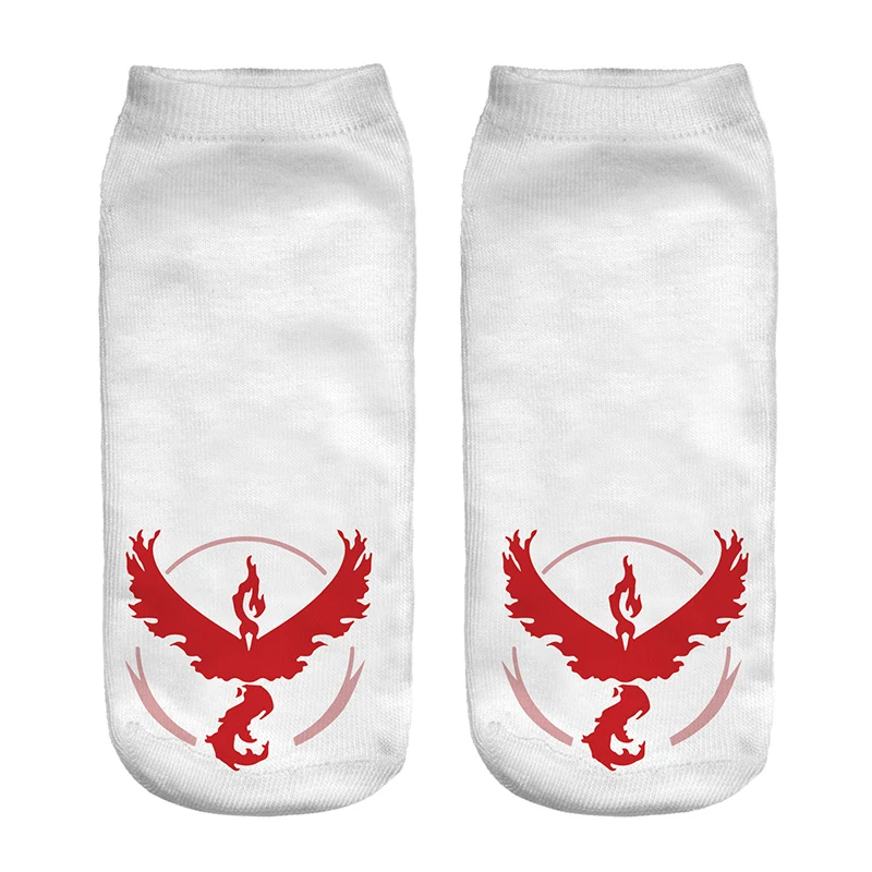 Kawaii Pokemon Cartoon Printed Cotton And Polyester Socks