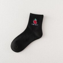 Kawaii Fruit Patterned Cotton Socks Kawaii Fruit Patterned Cotton Socks