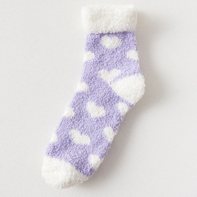 Candy Warm Lady Heart Kawaii Thick Casual Socks Candy Warm Lady Heart Kawaii Thick Casual Socks