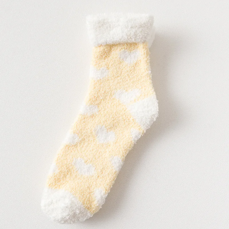 Candy Warm Lady Heart Kawaii Thick Casual Socks Candy Warm Lady Heart Kawaii Thick Casual Socks