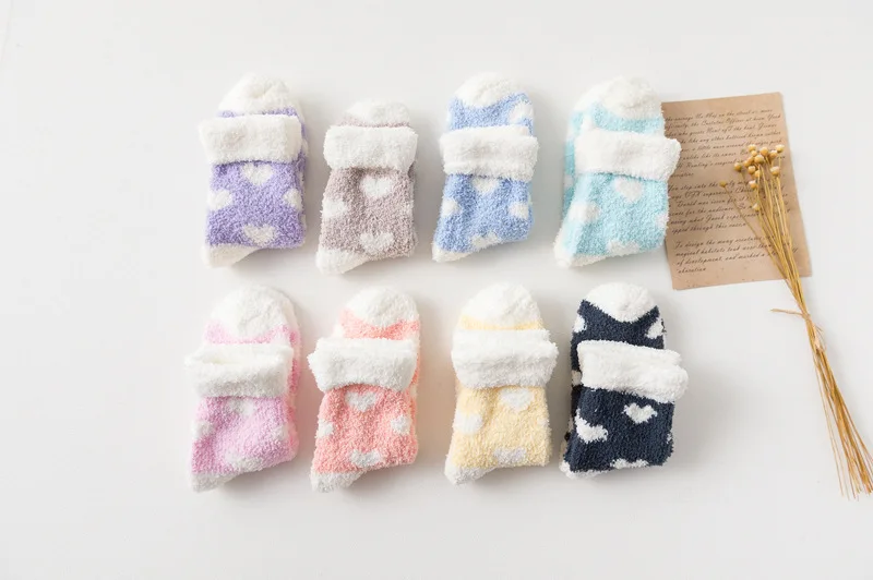 Candy Warm Lady Heart Kawaii Thick Casual Socks Candy Warm Lady Heart Kawaii Thick Casual Socks
