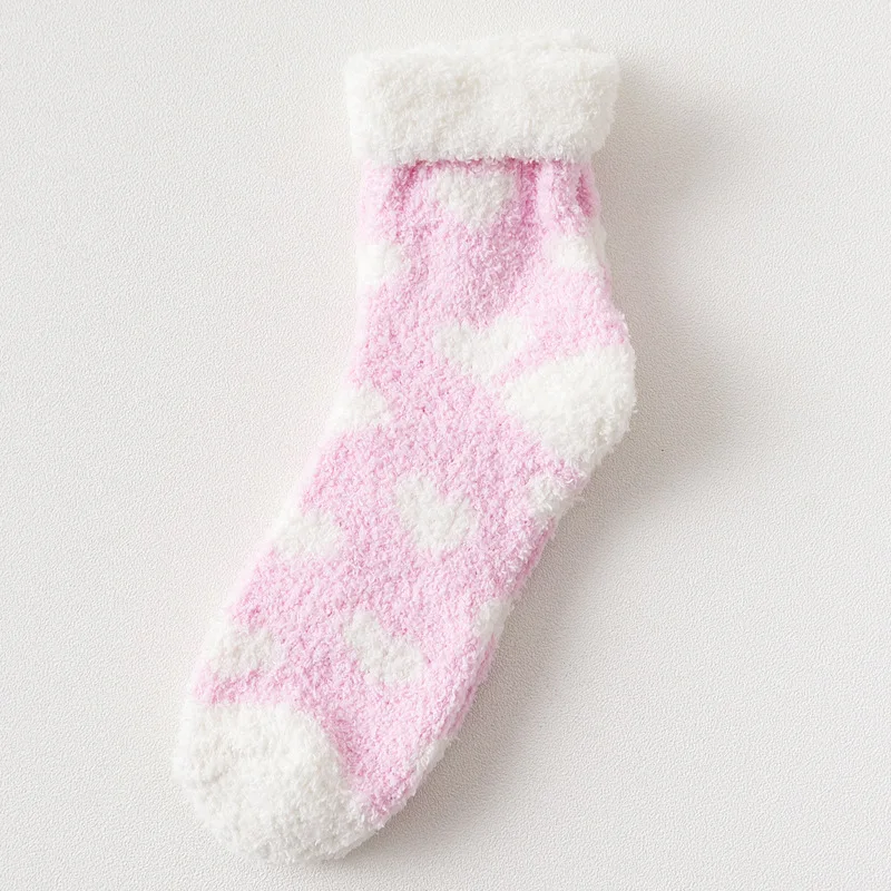 Candy Warm Lady Heart Kawaii Thick Casual Socks Candy Warm Lady Heart Kawaii Thick Casual Socks
