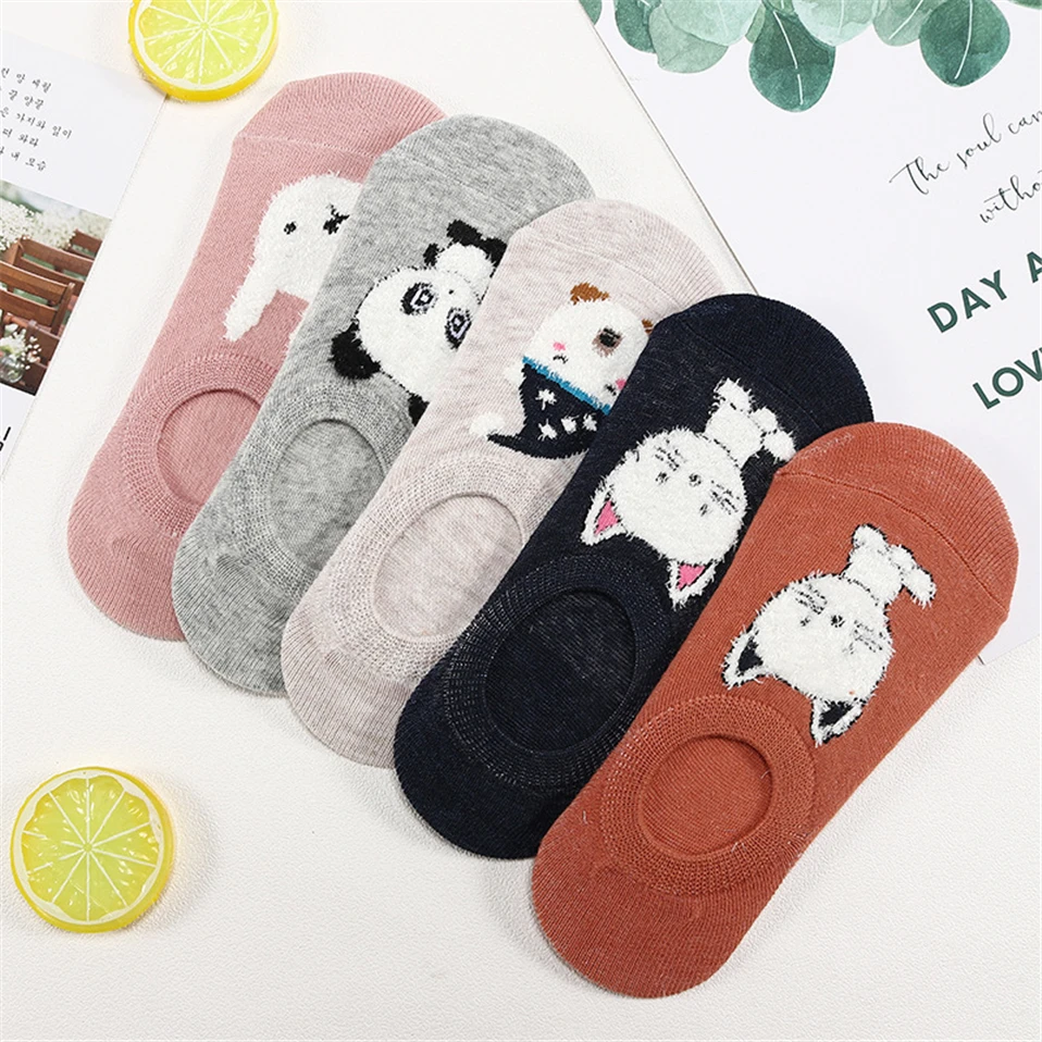 Kawaii Cartoon Casual Ankle Short Socks
